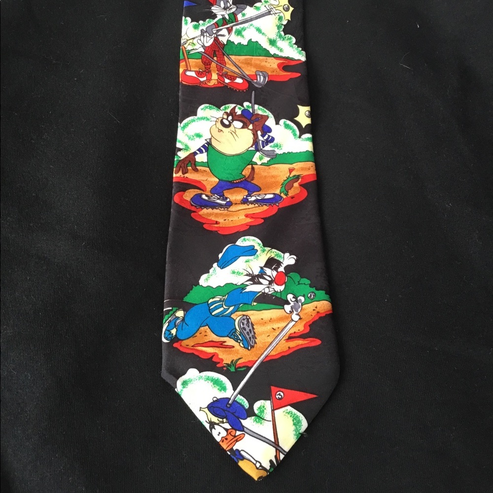 LOONEY TUNES Men Vintage Golf Tie